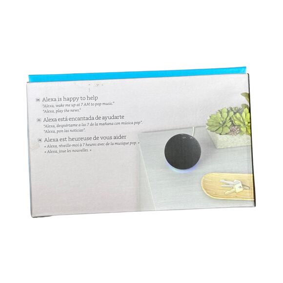 NEW Amazon Alexa Echo Dot B7W64E Original Box 4th Gen 2020 Release Smart Speaker - Picture 4 of 5